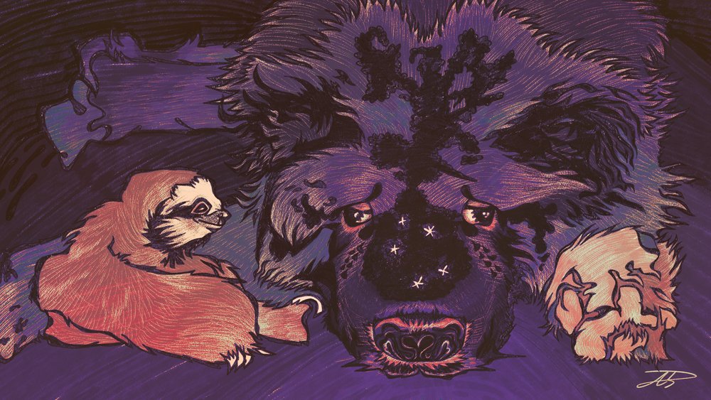 Dog and Sloth