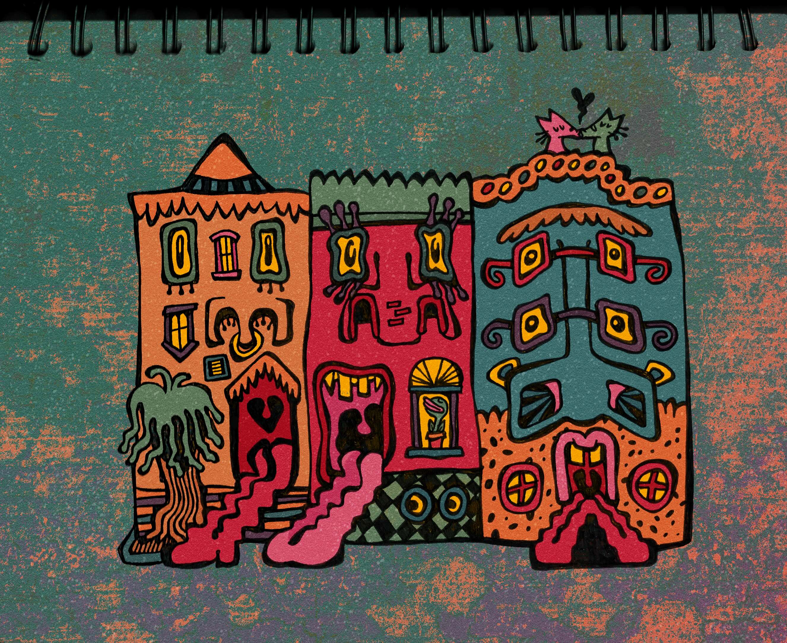 Philly row homes